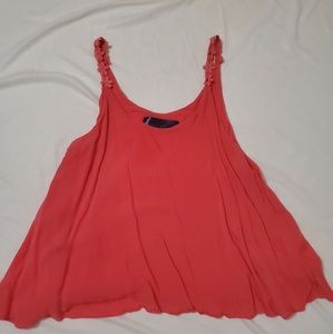 Coral tank top